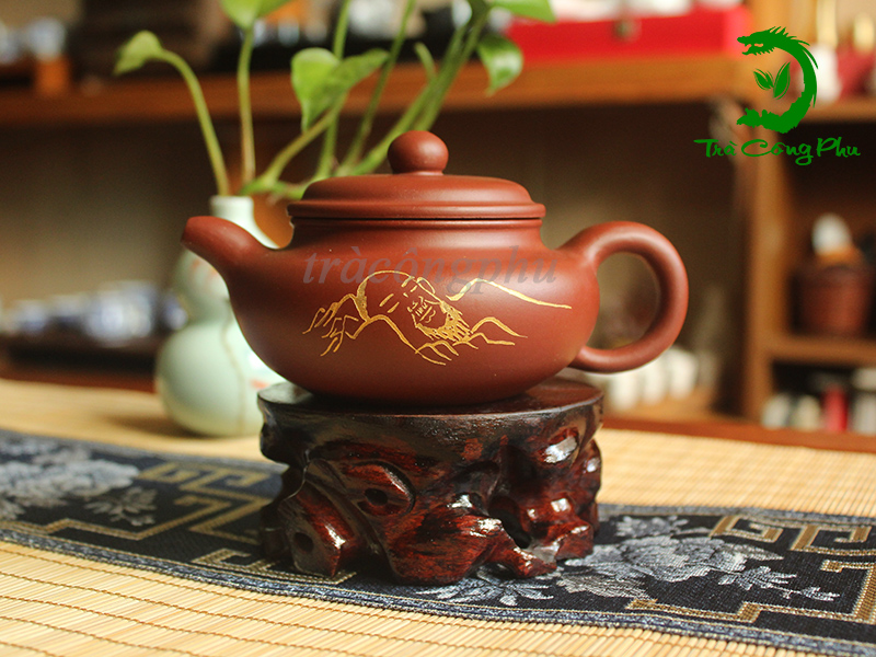 Ấm Tử Sa Biển Phúc Lạc Đạo - ATS1222